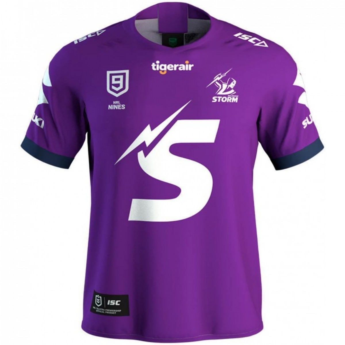 Melbourne Storm NRL 2020 Players ISC Purple Training Shirt Sizes S-5XL! 