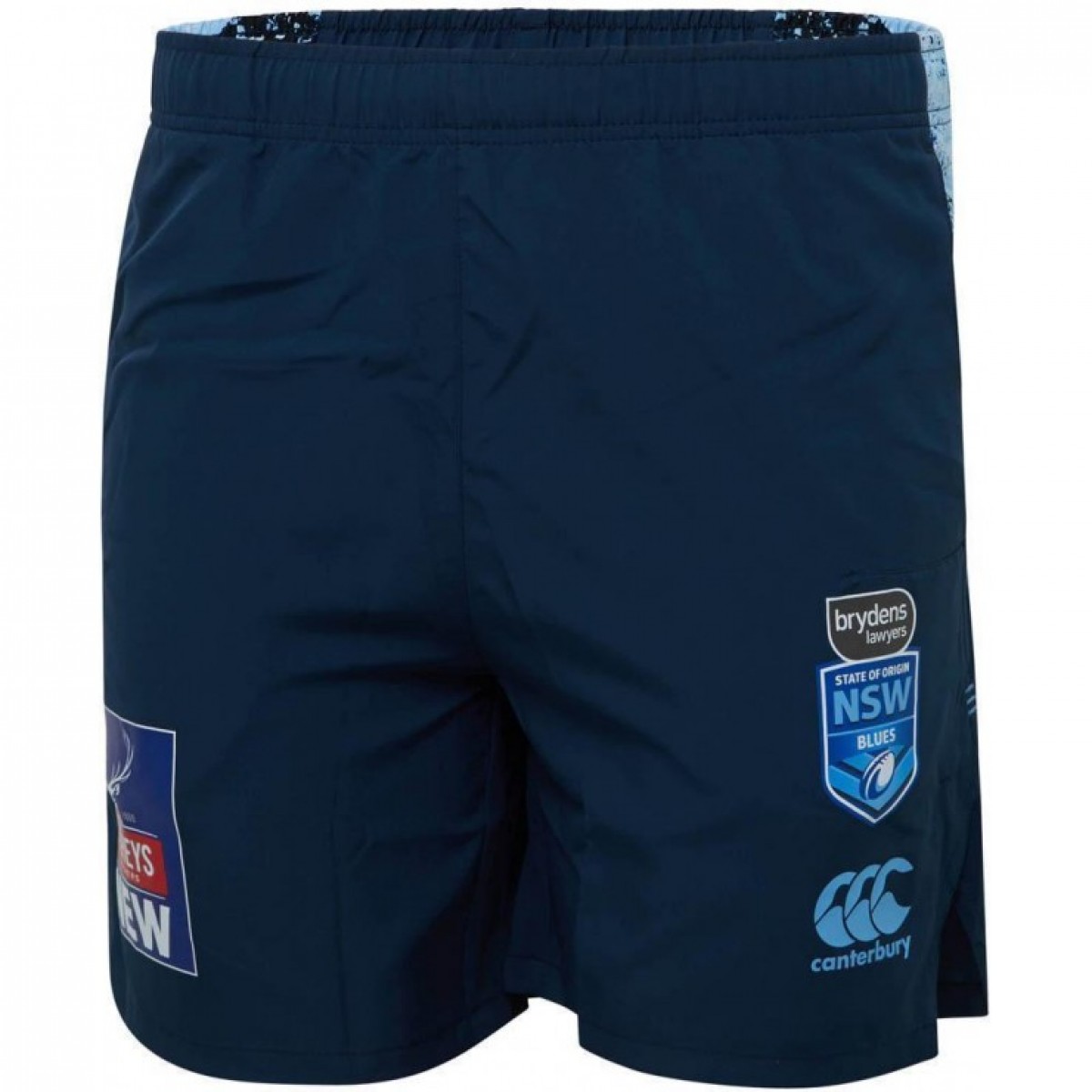 Navy Canterbury NSW Blues State of Origin Gym Shorts 