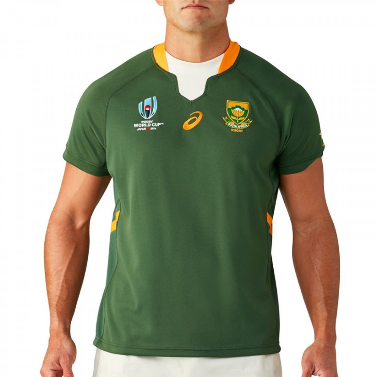 2019 Rugby Coupe du Monde Rugby Jersey 100ème Anniversaire de lAfrique du Sud Uniformes Survêtements Football Soccer Vêtements De Sport T-Shirt