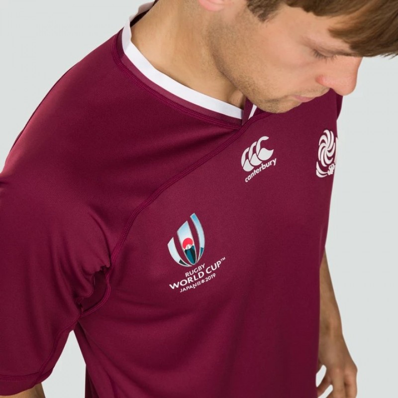 Georgia Rugby Men's Home Jersey RWC World Cup 2019  Free Shipping 