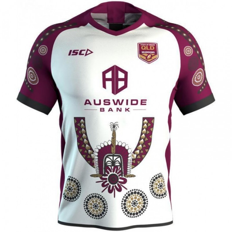 Queensland Maroons State of Origin 2020-21 ISC Mens Home Jersey Sizes S-5XL 