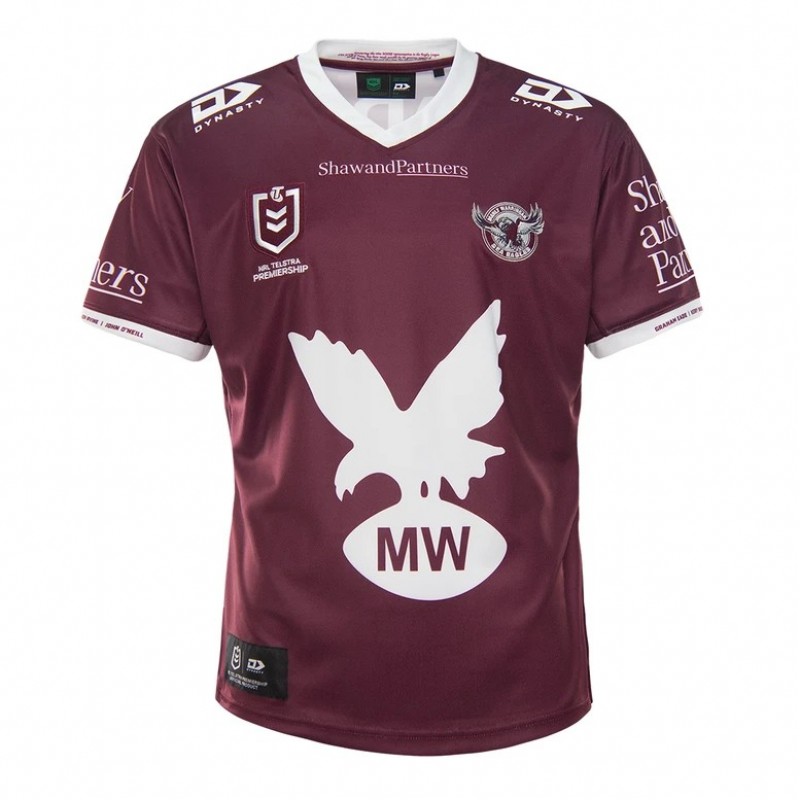 New 2020-2021 Manly Sea Eagles Rugby Jersey Men's Short Sleeve Tshirt S-XXXL 