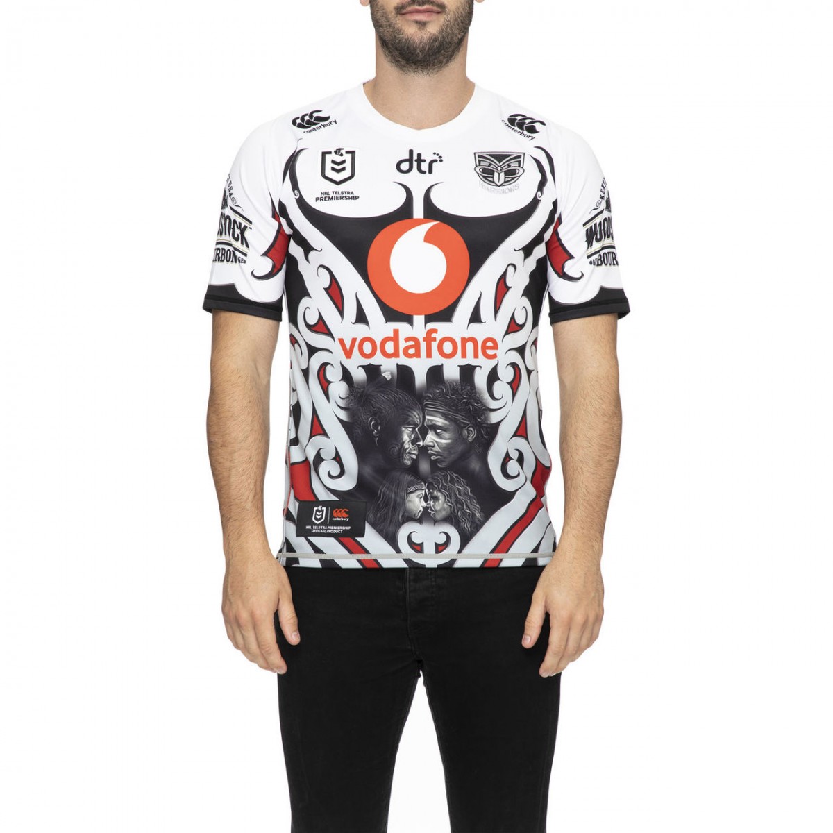 sizes S only NZ VODAFONE  WARRIORS MENS ADULT HOME JERSEY 