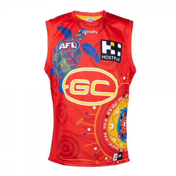 Gold Coast Suns Mens 2021 Indigenous Guernsey