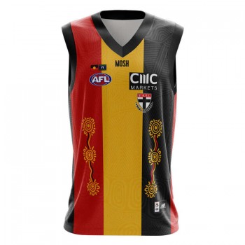 St Kilda Saints 2023 Mens Indigenous Guernsey