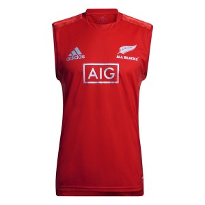 All Blacks Primeblue Performance Singlet Red 2021