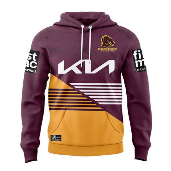 Brisbane Broncos 2024 Mens Team Hoodie