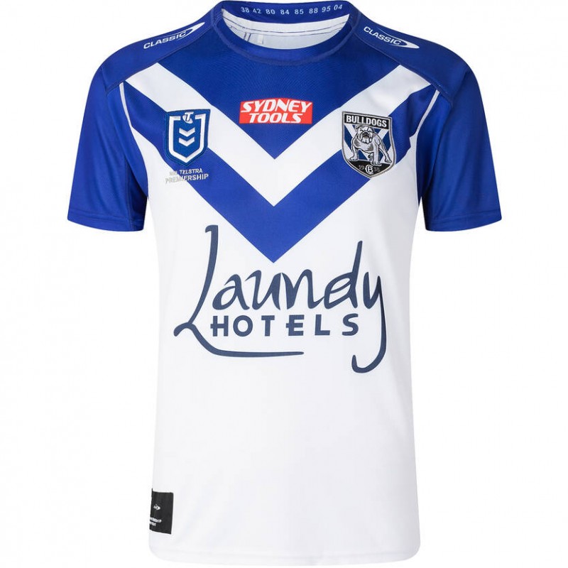 Details about   Canterbury Bankstown Bulldogs Classic NRL Knitted Polo Shirt Sizes S-L! 
