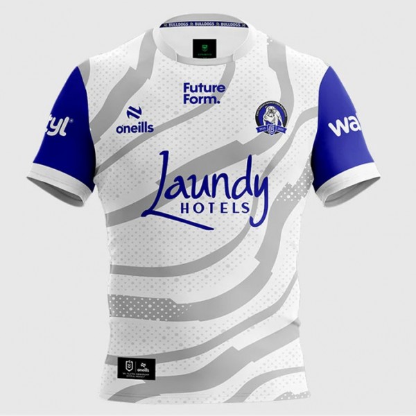 Canterbury-Bankstown Bulldogs 2025 Mens White Training Jersey