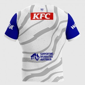 Canterbury-Bankstown Bulldogs 2025 Mens White Training Jersey