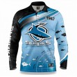 Cronulla Sharks 2022 Mens Fishfinder Fishing Shirt