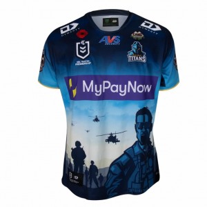Gold Coast Titans 2023 Mens Anzac Jersey