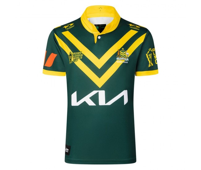 Australian Kangaroos 2026 Rugby League World Cup Mens Home Jersey
