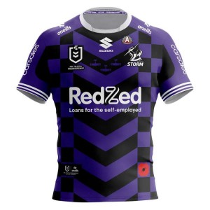Melbourne Storm 2025 Mens Anzac Jersey