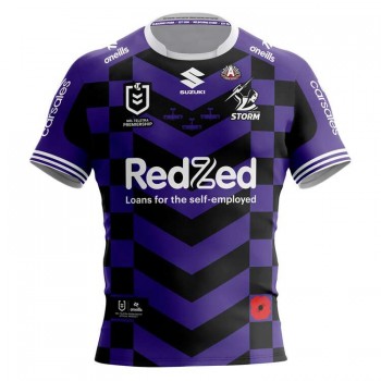 Melbourne Storm 2025 Mens Anzac Jersey