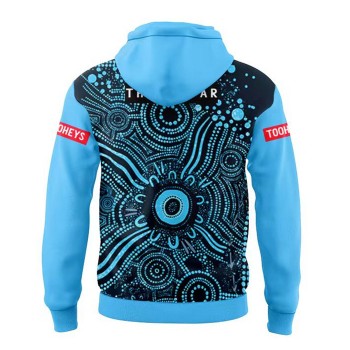 NSW Blues State Of Origin 2024 Mens Indigenous Hoodie