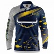 North Queensland Cowboys 2022 Mens Fishfinder Fishing Shirt
