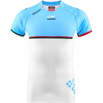 AVIRON BAYONNAIS 17/18 HOME WHITE/AZURE JERSEY
