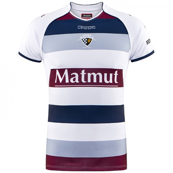 Union Bordeaux Begles 17/18 HOME WHITE/BLUE/BORDEAUX JERSEY