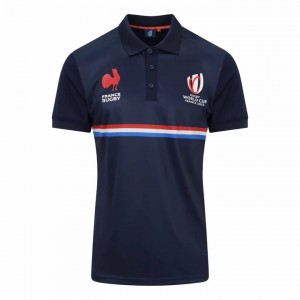 France Rugby Rwc 2023 Mens Polyester Polo