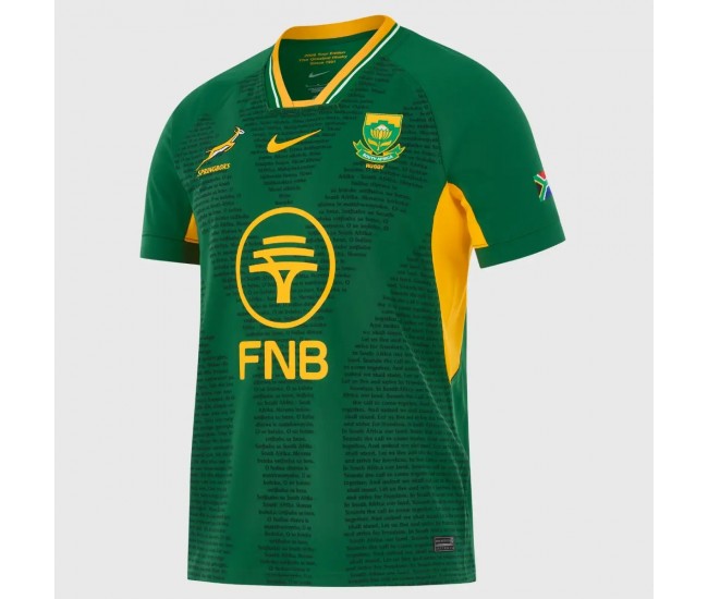 Springbok 2026 Mens Greatest Rivalry Home Jersey