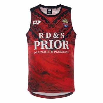 Tonga Rugby League 2022 Mens Training Singlet