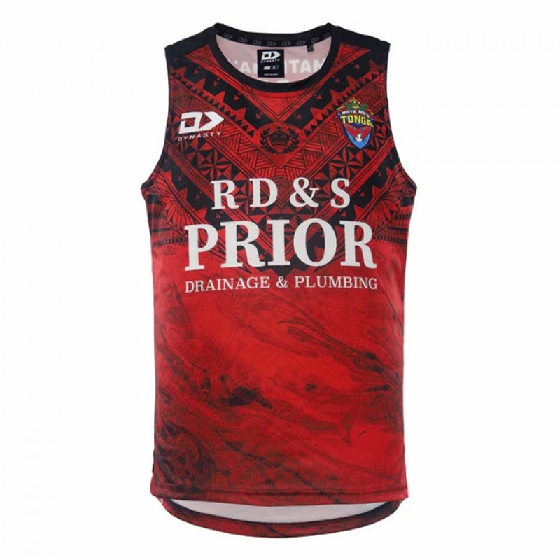 Tonga Rugby League 2022 Mens Training Singlet
