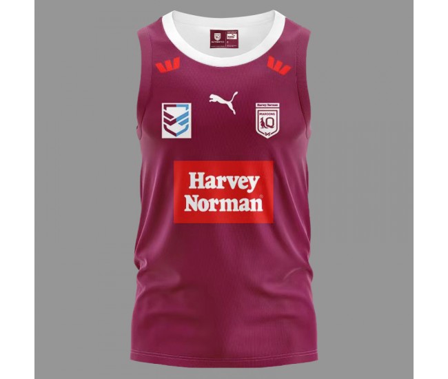 Harvey Norman QLD Maroons 2024 Men's Training Singlet