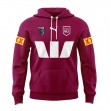 QLD Maroons 2024 Mens Team Hoodie Red