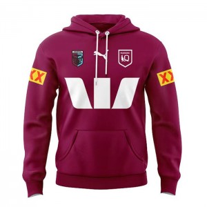 QLD Maroons 2024 Mens Team Hoodie Red