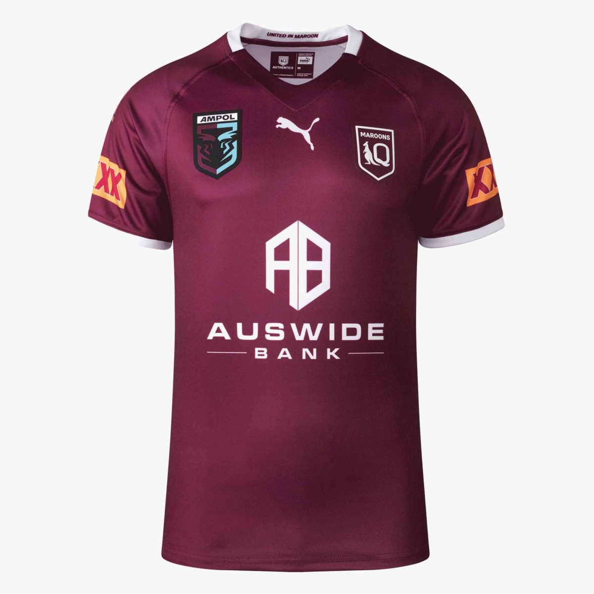 QLD MAROONS 2019 MENS STATE OF ORIGI RUGBY POLO SHIRT BRAND NEW SIZE XL MAROON 
