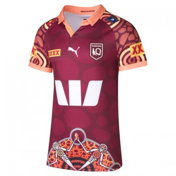 QLD Maroons State of Origin 2024 Mens Indigenous Jersey