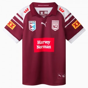 Harvey Norman QLD Maroons 2025 Men's Home Jersey