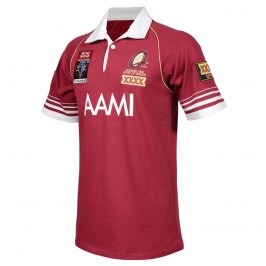 QLD Maroons State of Origin 2006 Men's Retro Jersey QLD Maroons State of Origin 2006 Men's Retro Jersey