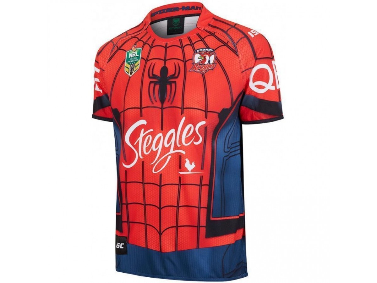 spiderman rugby jersey