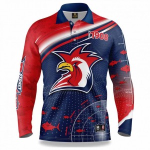 Sydney Roosters 2022 Mens Fishfinder Fishing Shirt