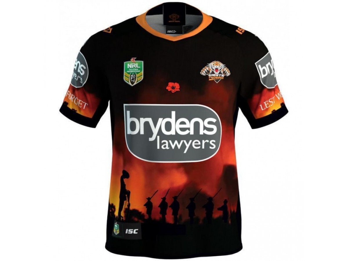 nrl tigers jersey