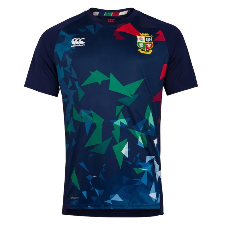 British Lions Rugby Jersey Wales Scotland Rugby Jersey,Blue,S