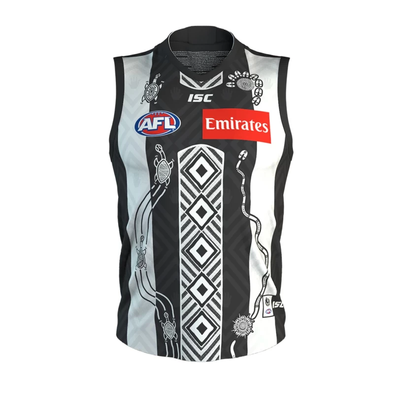 Collingwood Magpies 2020 Men's Indigenous Guernsey