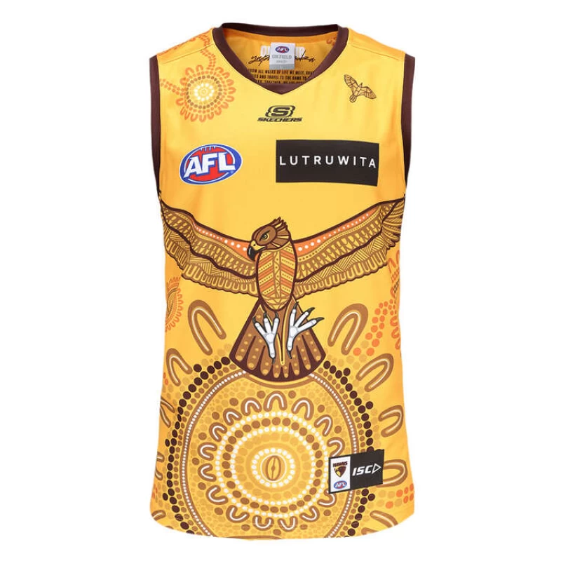 Hawthorn Hawks 2023 Mens Indigenous Guernsey