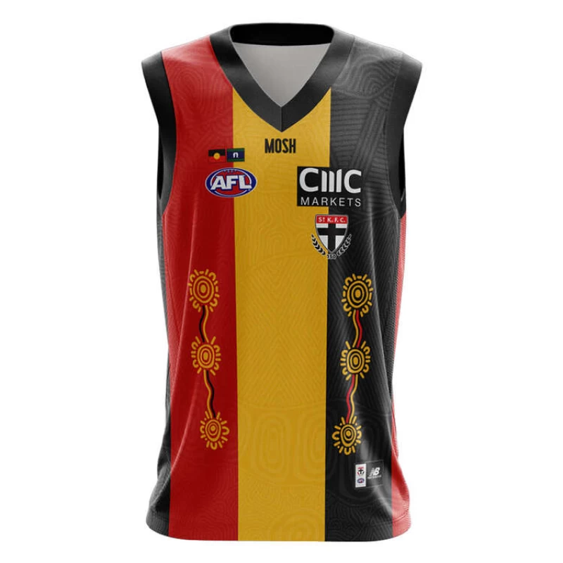 St Kilda Saints 2023 Mens Indigenous Guernsey