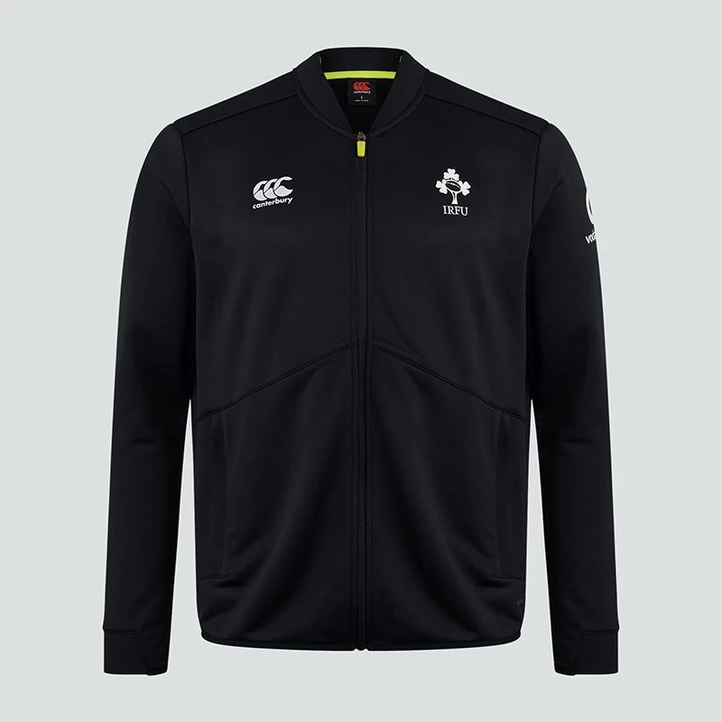 Canterbury Ireland IRFU 2020 Mens Track Jacket Black