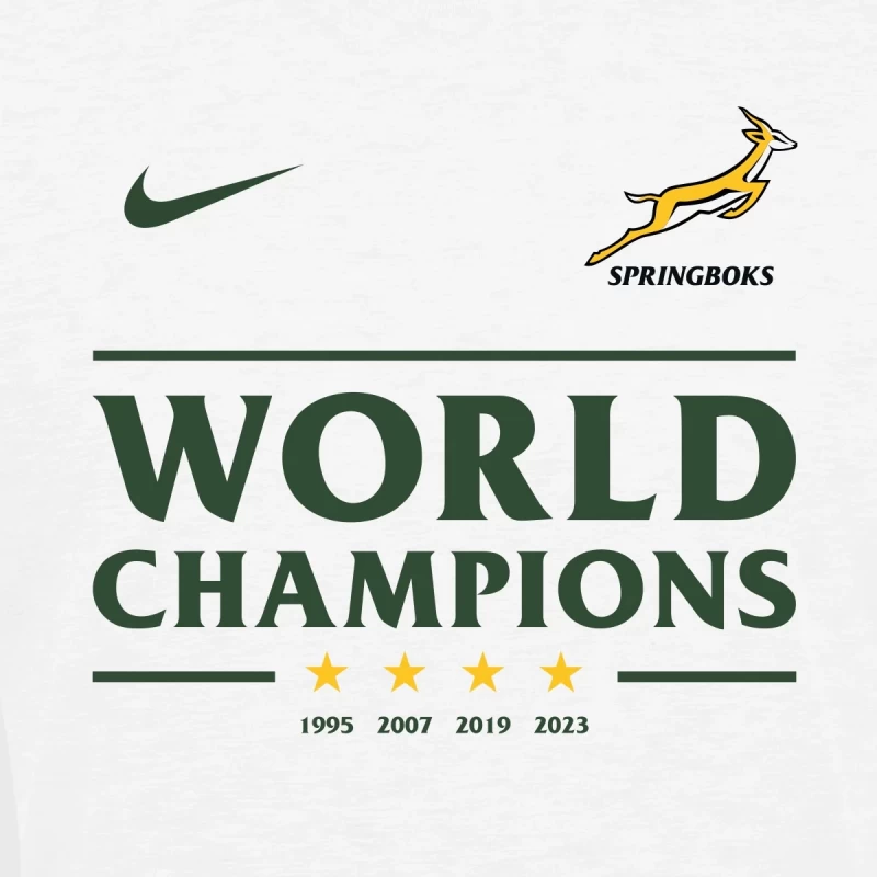 South Africa Springboks 2023 Mens World Champions Shirt