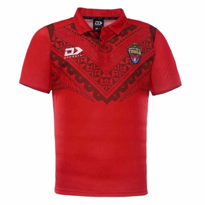 Tonga Rugby League 2022 Mens Media Polo