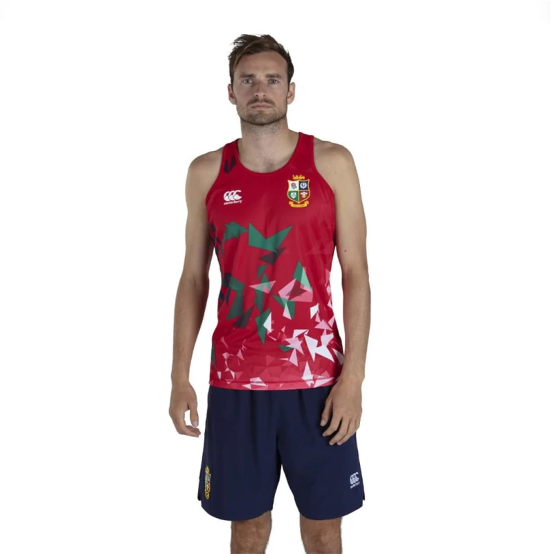 CCC British And Irish Lions 2021 Mens Red Singlet