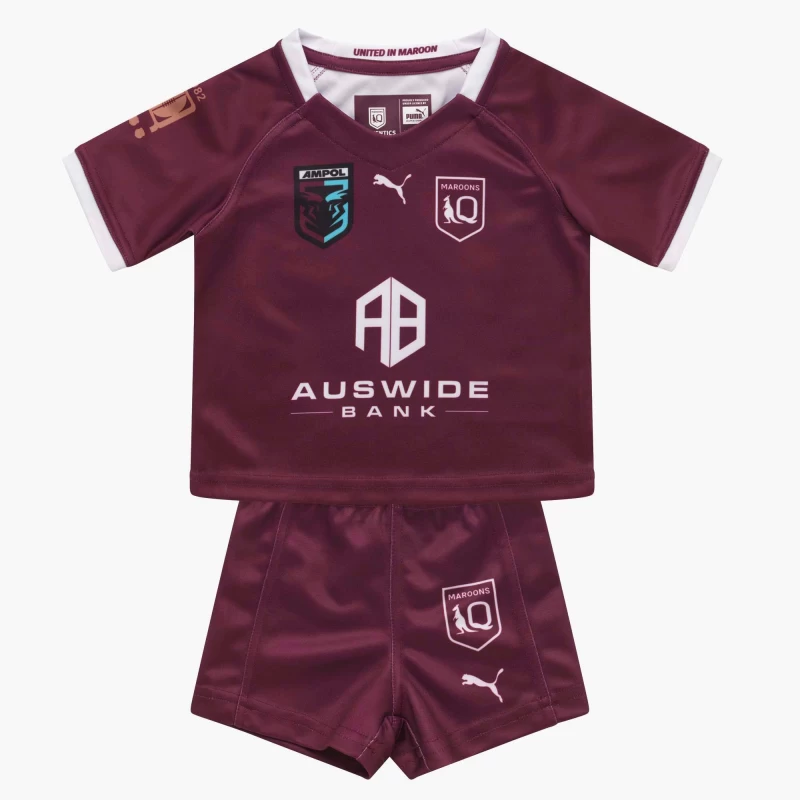 QLD Maroons 2022 Kids Home Kit