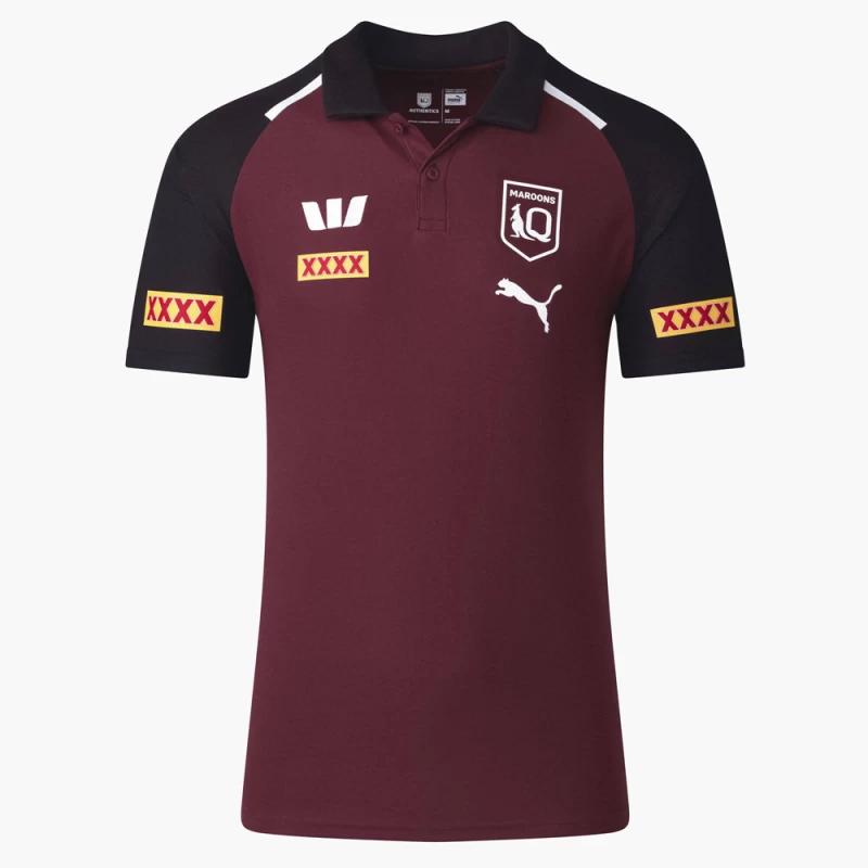 QLD Maroons State of Origin 2024 Mens Team Polo