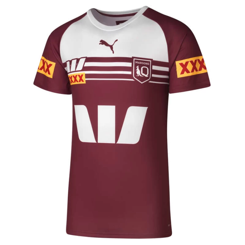 QLD Maroons State of Origin 2024 Mens Training Tee