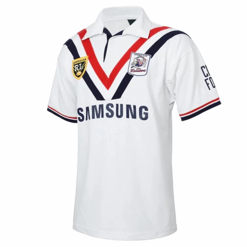 Sydney Roosters 1996 Mens Away NRL Retro Jersey