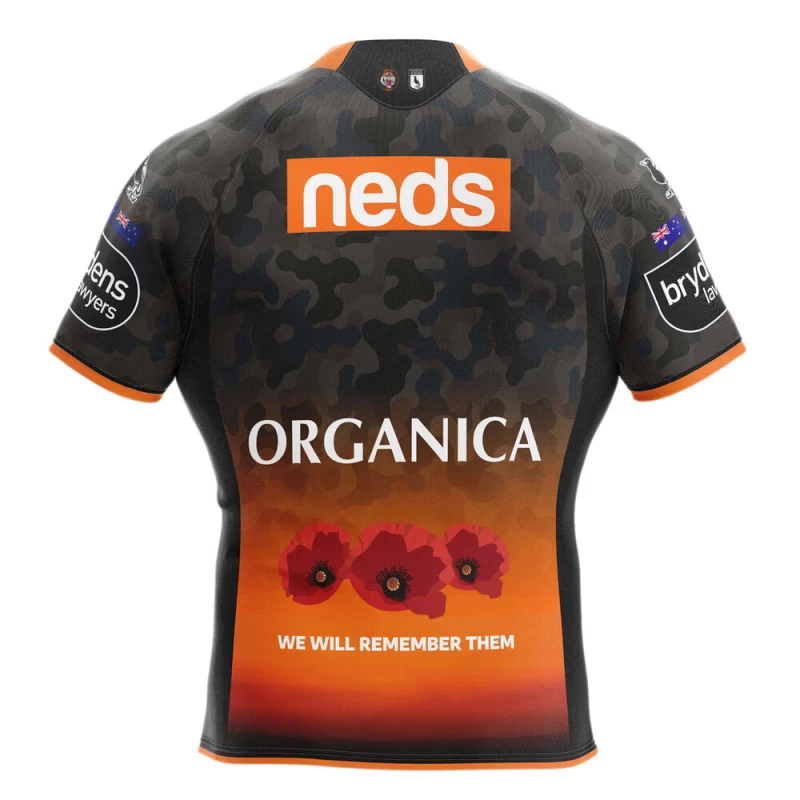 Wests Tigers 2021 Mens ANZAC Jersey